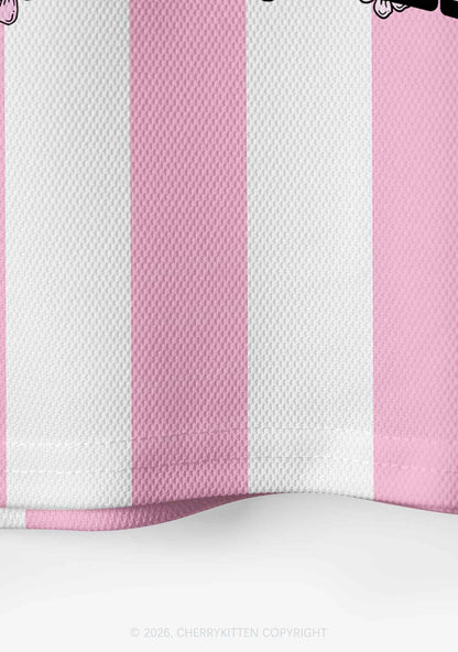 Sakura Alpha Male Unicorn Pride Y2K Crop Sport Jersey Shirts Cherrykitten
