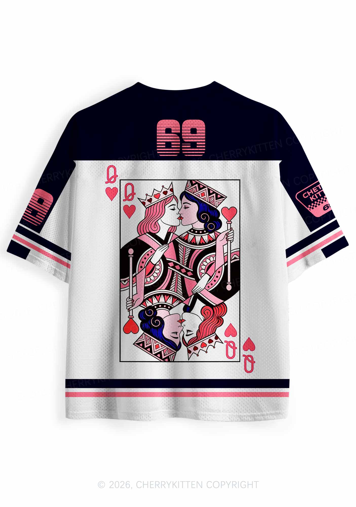 Queens Kissing Pride Y2K Sport Jersey Shirts Cherrykitten