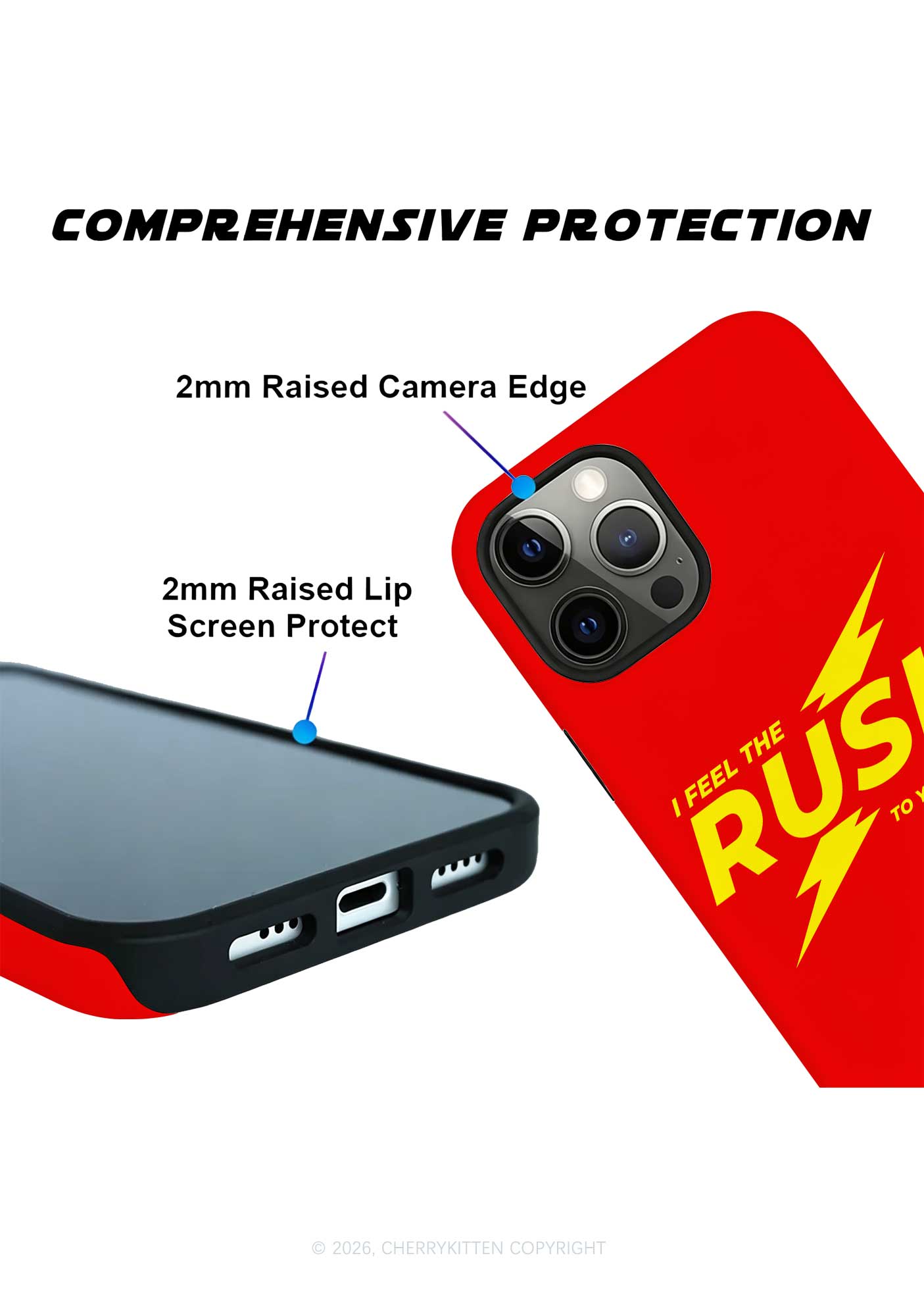 I Feel The Rush Y2K Phone Case Cherrykitten