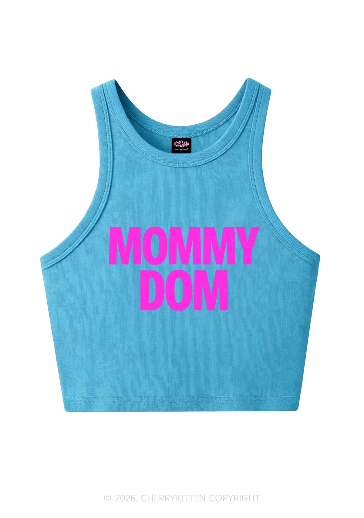 Mommy Dom Y2K Crop Tank Top Cherrykitten