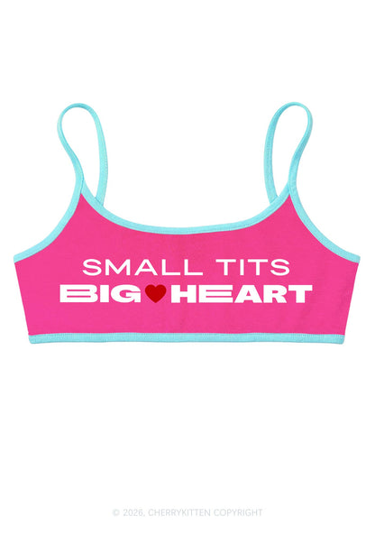 Small Txts Big Heart Y2K Super Crop Cami Cherrykitten