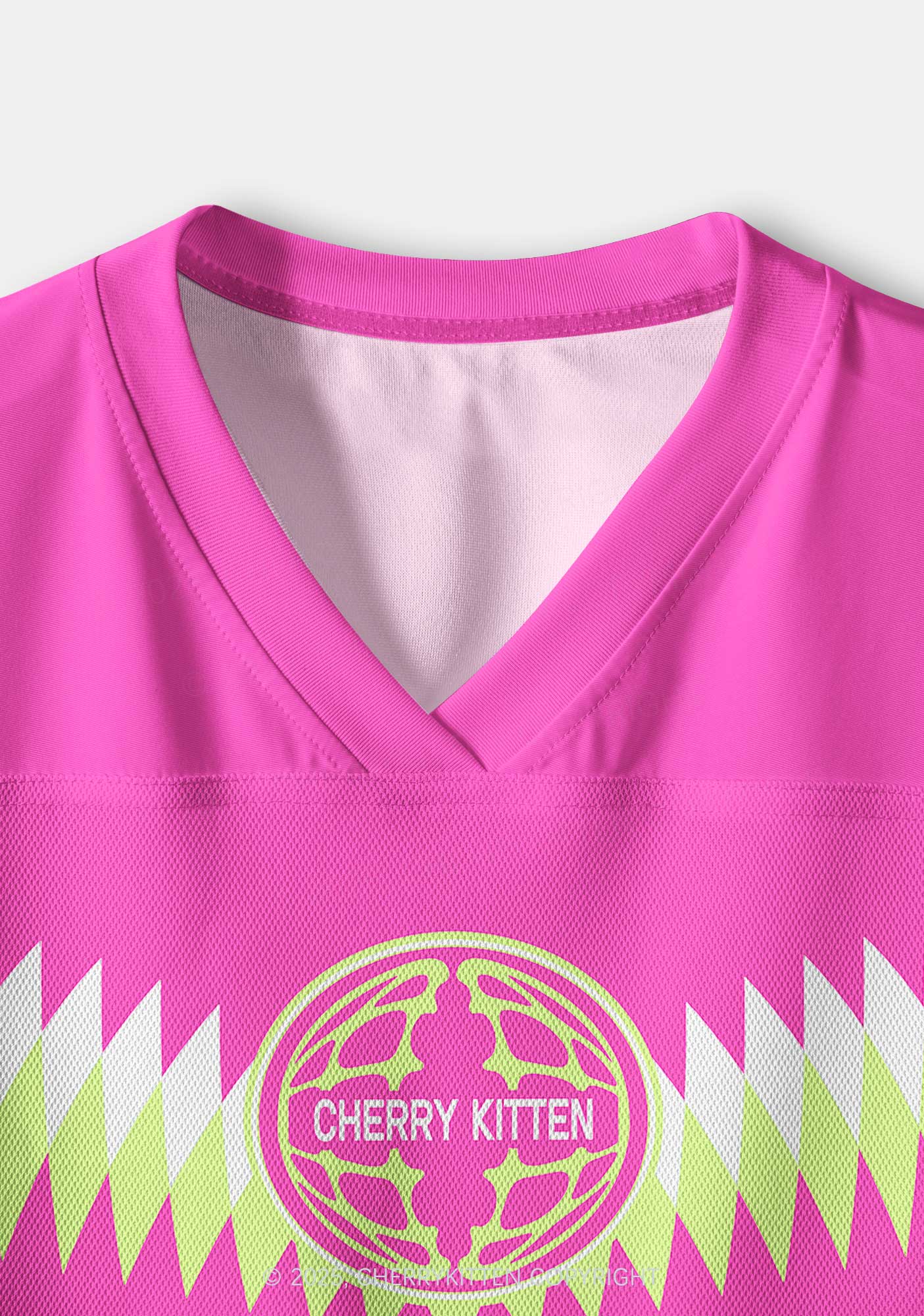 Custom Cyber Pink Ketamxxe Cross Y2K Crop Sport Jersey Shirts Cherrykitten