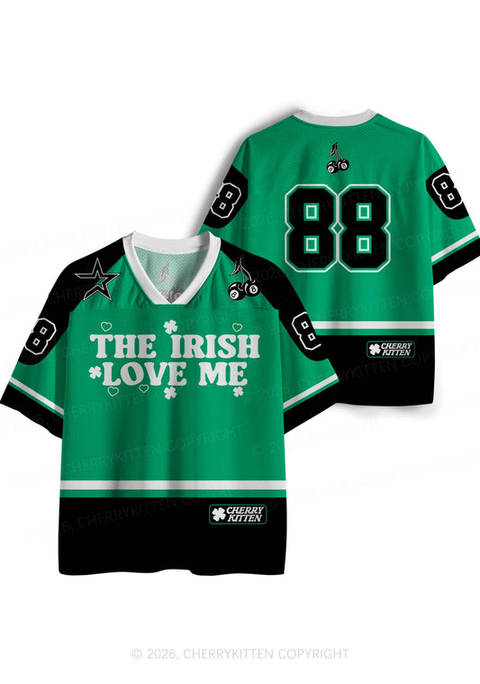 Custom The Irish Love Me St Patricks Y2K Sport Jersey Shirts Cherrykitten