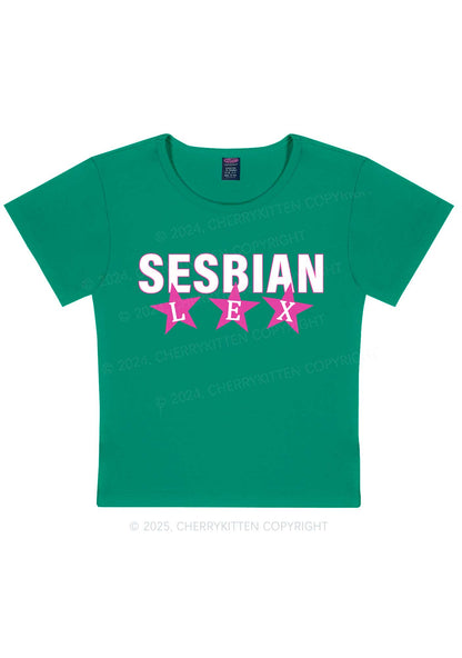Sesbian Lex Y2K Baby Tee Cherrykitten