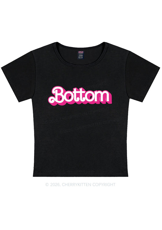 Pink Bottom Pride Y2K Baby Tee Cherrykitten