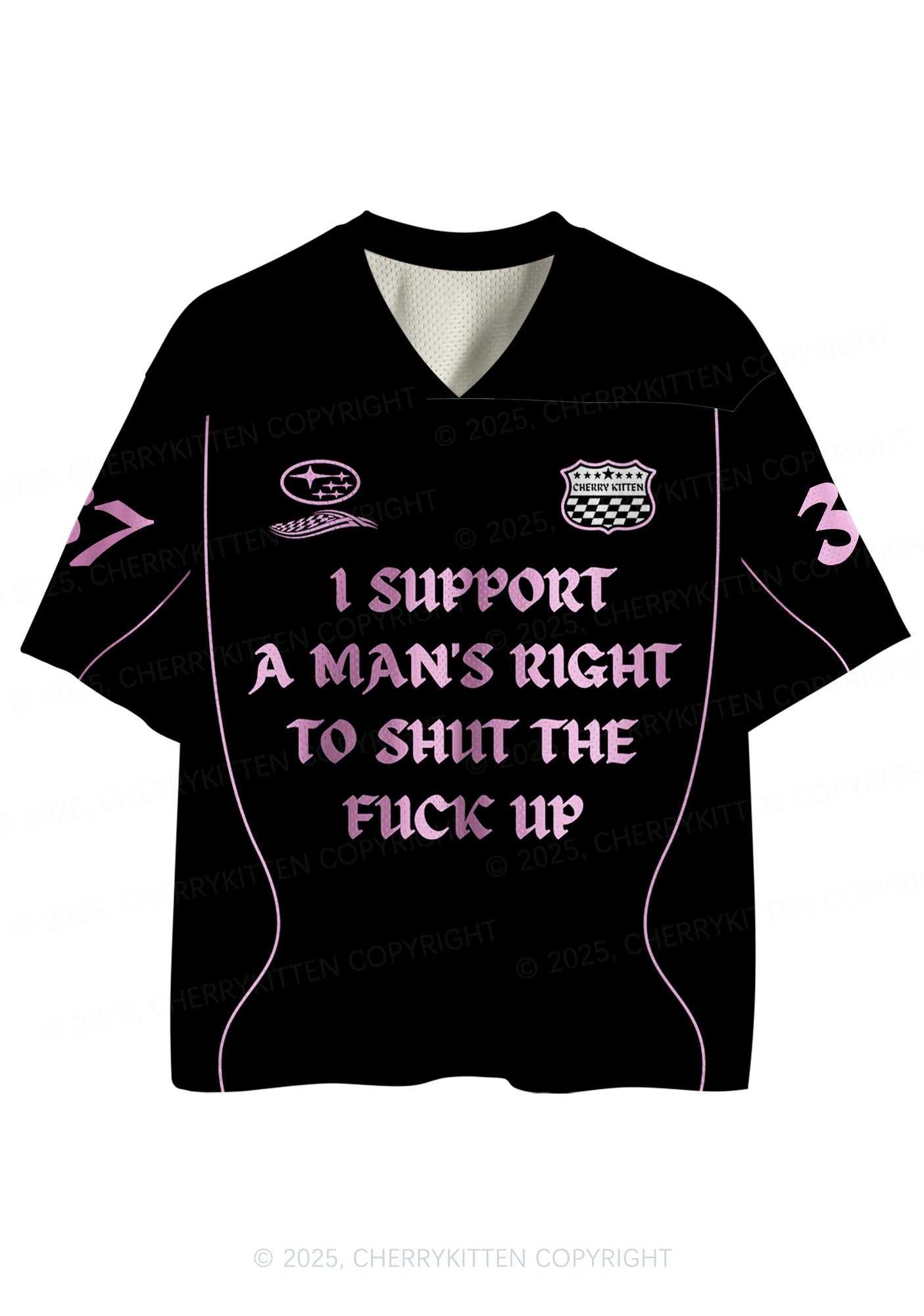 Custom I Support A Mans Right Y2K Sport Jersey Shirts Cherrykitten