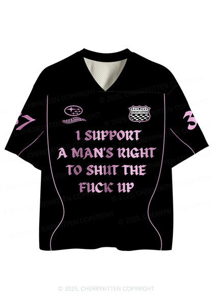 Custom I Support A Mans Right Y2K Sport Jersey Shirts Cherrykitten