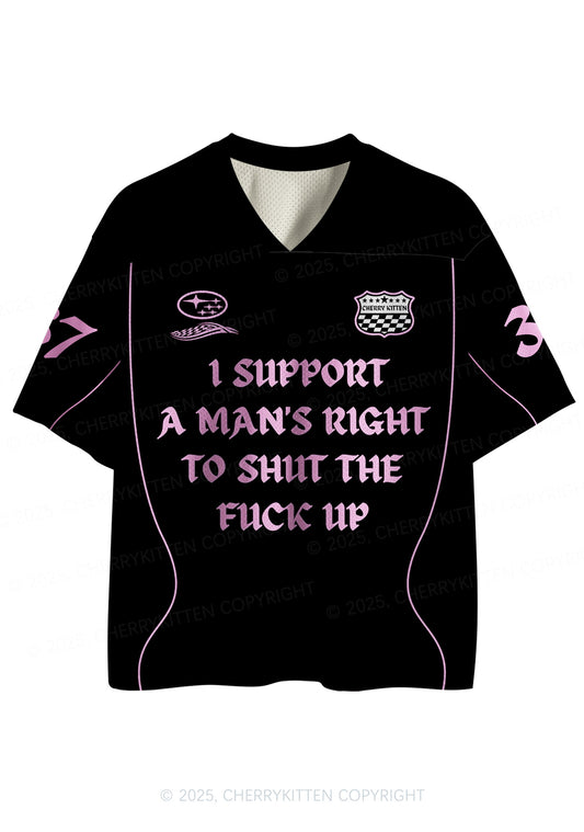 Custom I Support A Mans Right Y2K Sport Jersey Shirts Cherrykitten