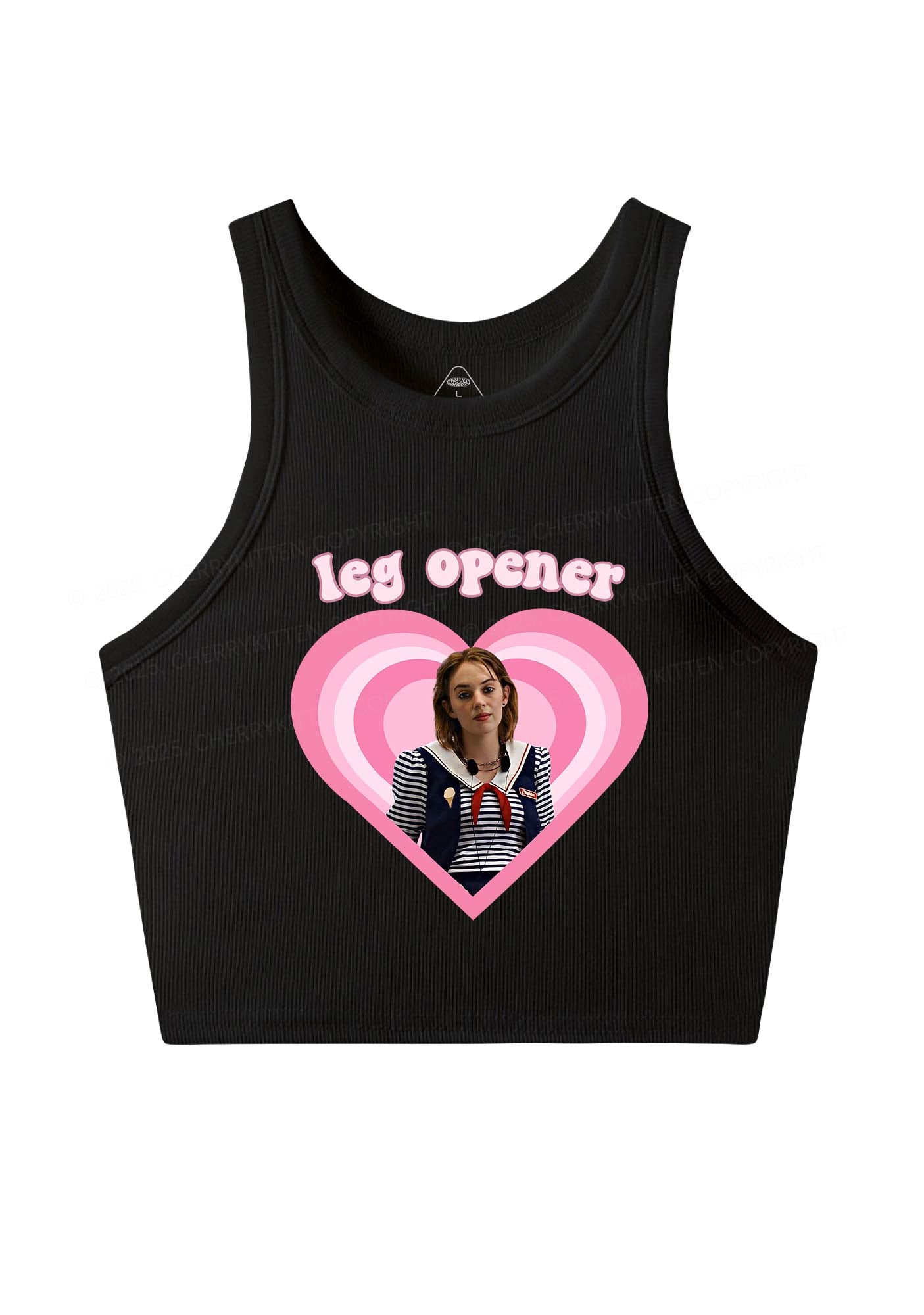 Leg Opener Pride Y2K Crop Tank Top Cherrykitten