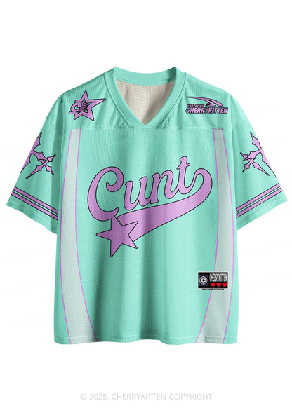 Custom Mint Green Cxxt Star Y2K Sport Jersey Shirts Cherrykitten