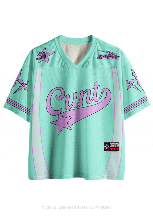 Custom Mint Green Cxxt Star Y2K Sport Jersey Shirts Cherrykitten