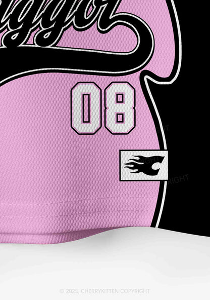 Custom Black Faggot Pride Y2K Crop Sport Jersey Shirts Cherrykitten