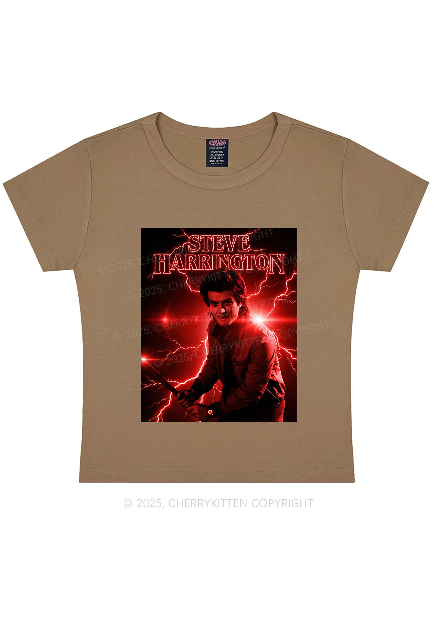 SH Red Lightning Y2K Baby Tee Cherrykitten