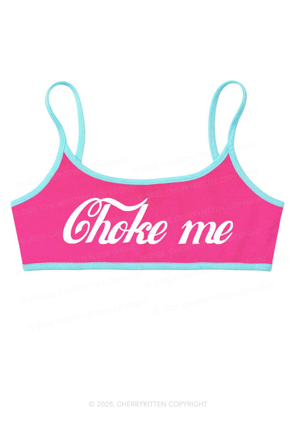 Choke Me Y2K Super Crop Cami Cherrykitten