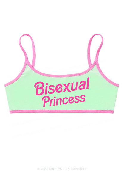 Bisexual Princess Pride Y2K Super Crop Cami Cherrykitten