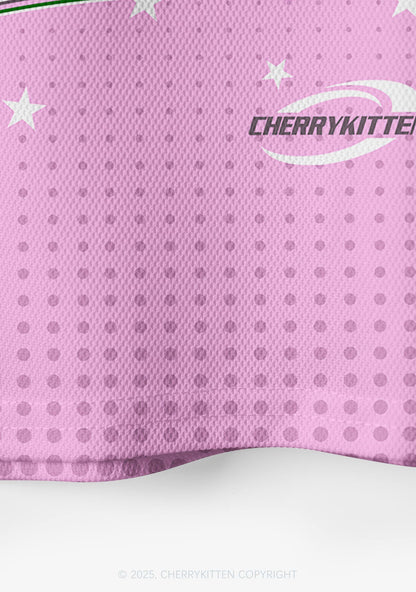 Custom Pink Star Ketamxxe Y2K Crop Sport Jersey Shirts Cherrykitten