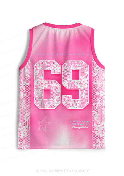 Lesbian Prince Pride Y2K Sport Jersey Tank Cherrykitten