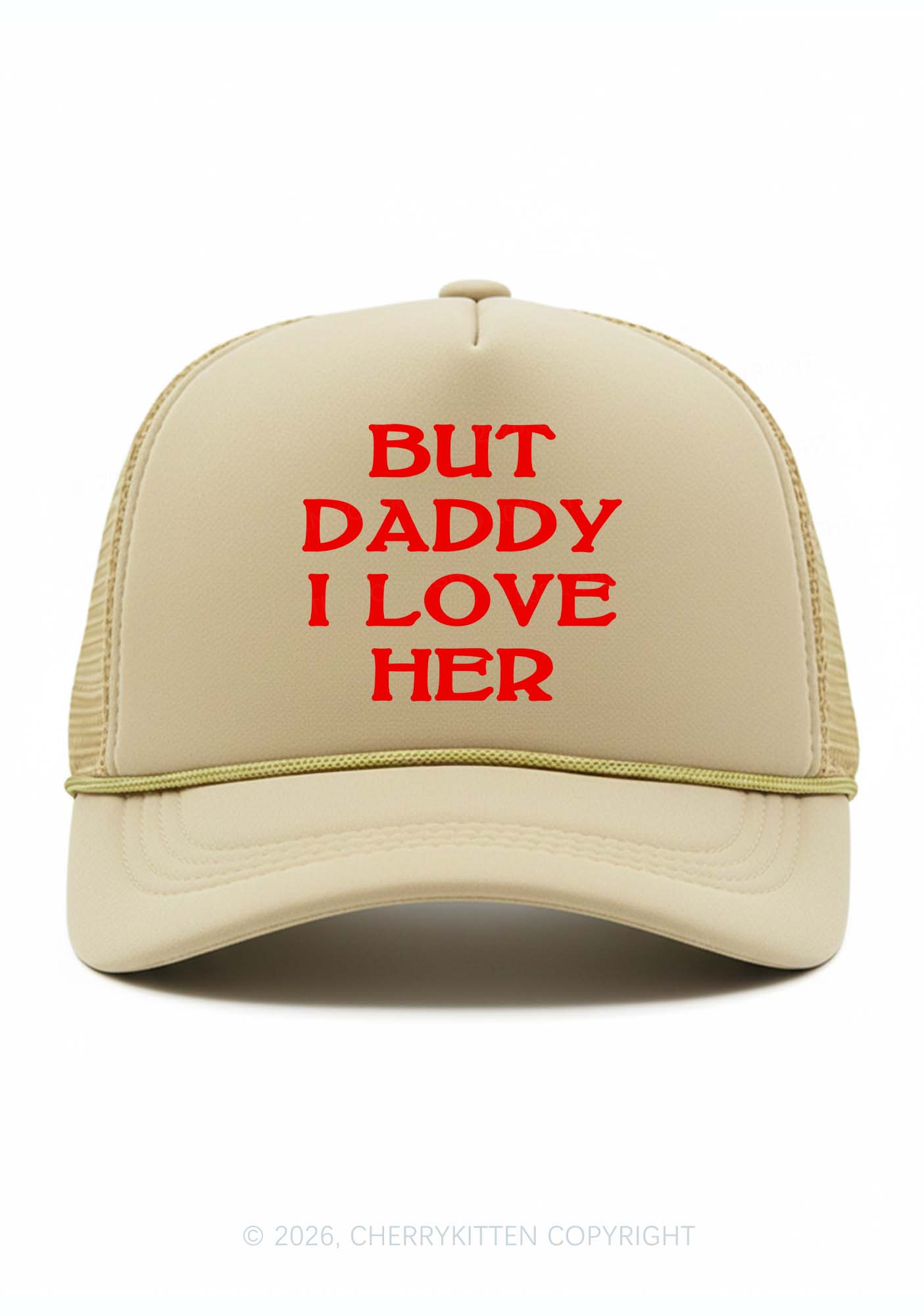 But Daddy I Love Her Pride Y2K Trucker Hat Cherrykitten