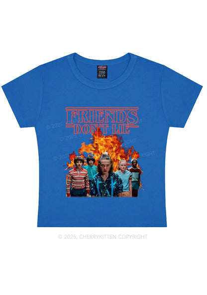 Real Friends Y2K Baby Tee Cherrykitten