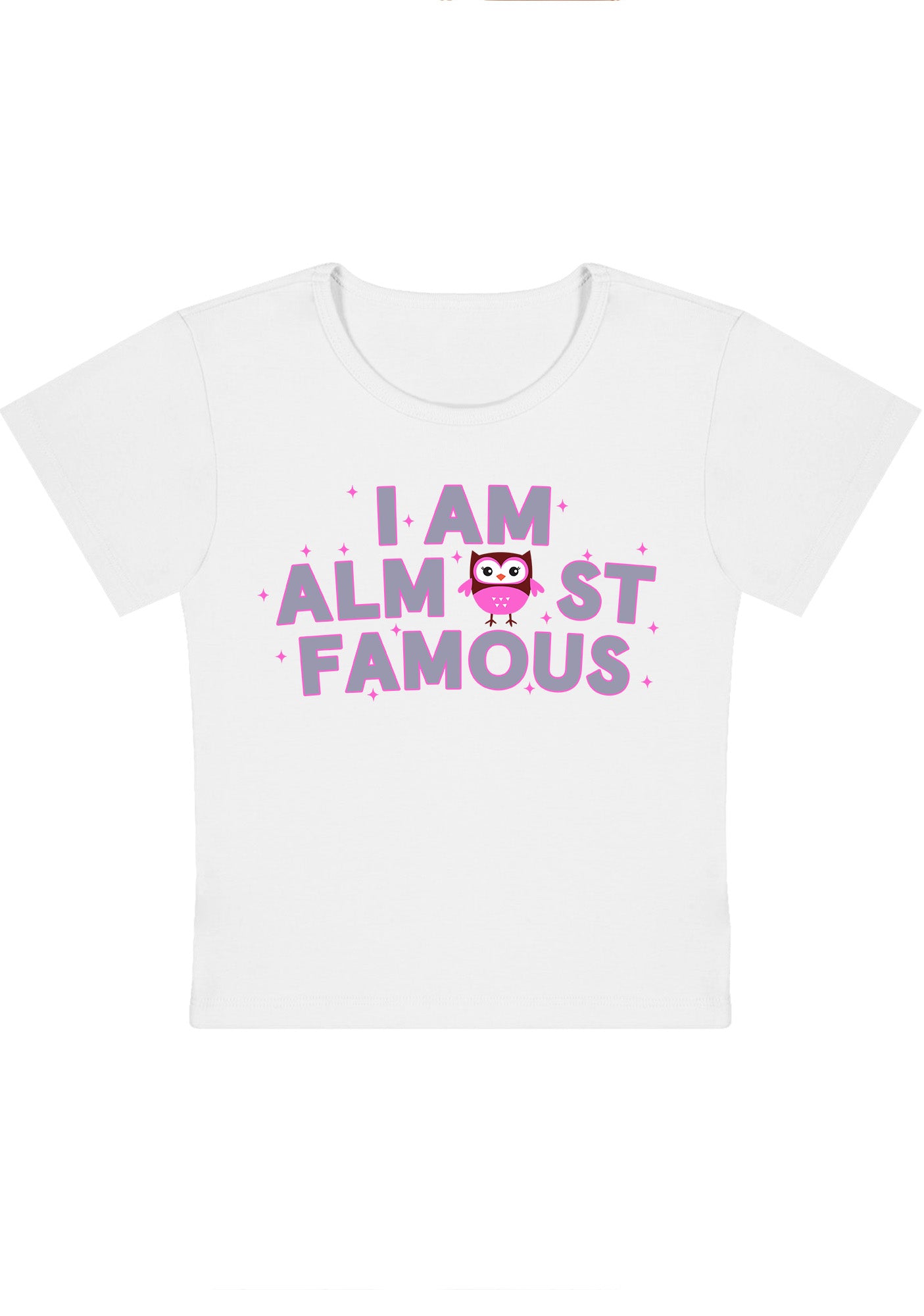 Curvy I Am Almost Famous Baby Tee