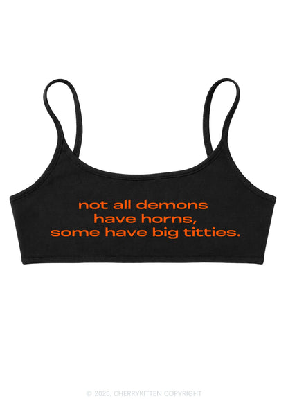 Big Txtties Demons Y2K Super Crop Cami Cherrykitten
