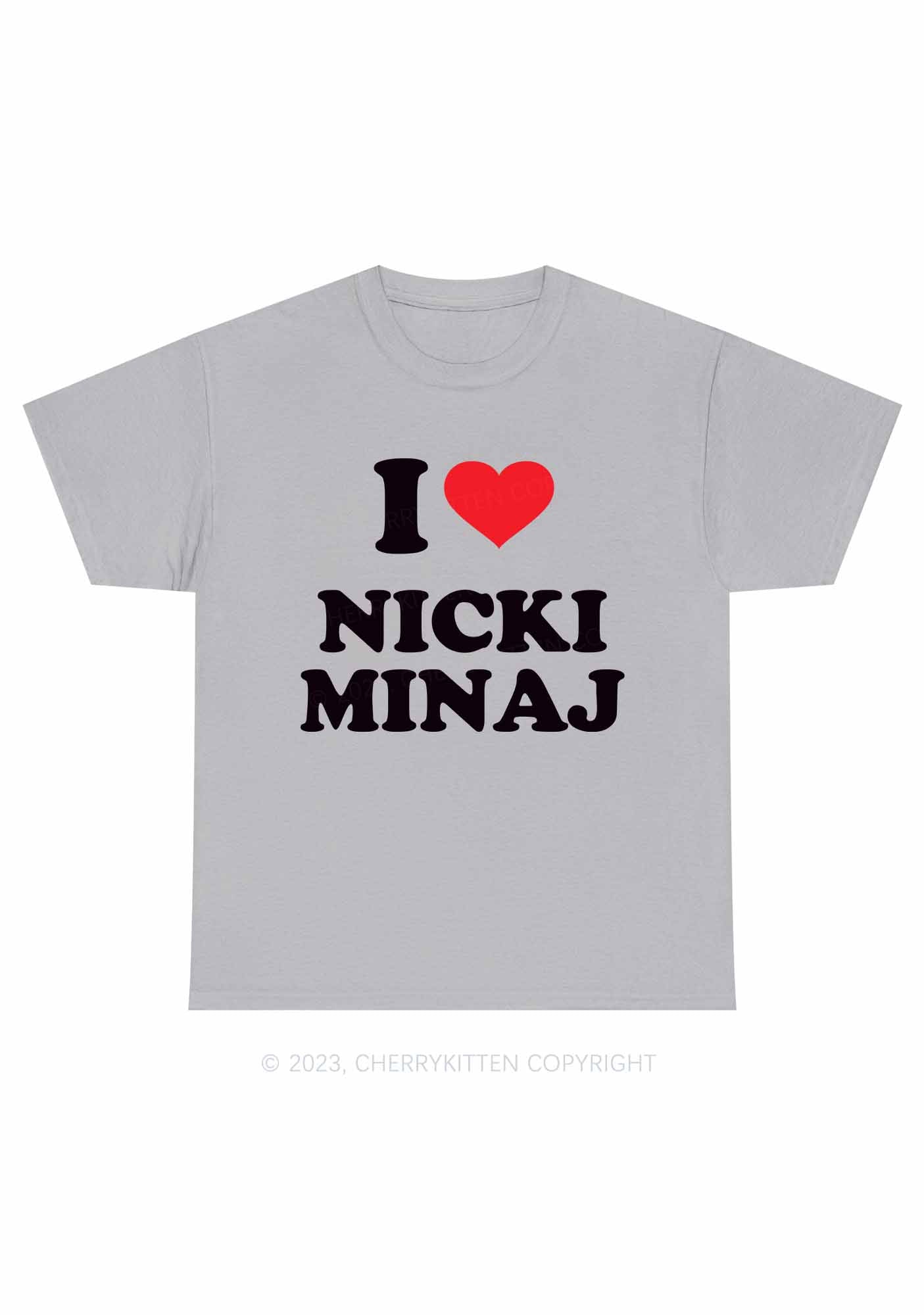 I Love NM Y2K Chunky Shirt Cherrykitten