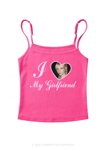 Custom Heart My Bf GF Y2K Spaghetti Strap Cami Cherrykitten