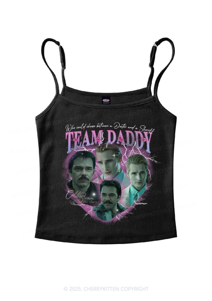 Team Daddy Y2K Spaghetti Strap Cami Cherrykitten