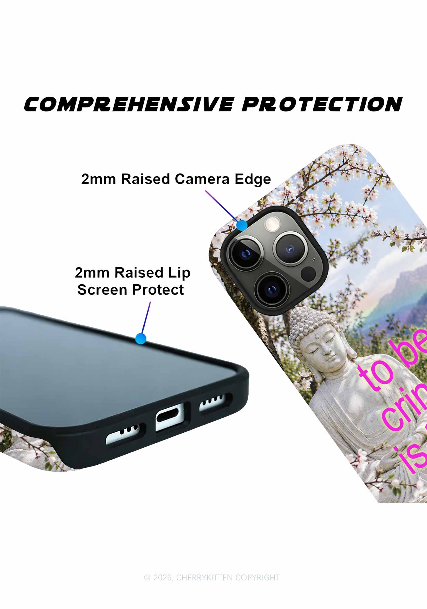 Be Cringe Be Free Y2K Phone Case Cherrykitten