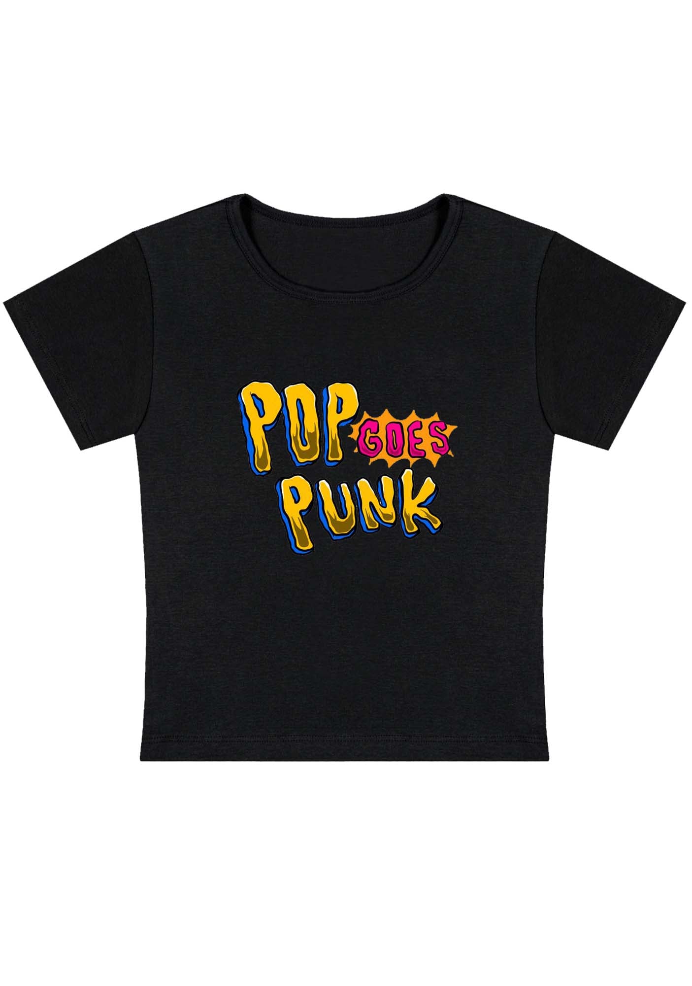 Curvy Pop Punk Goes Baby Tee
