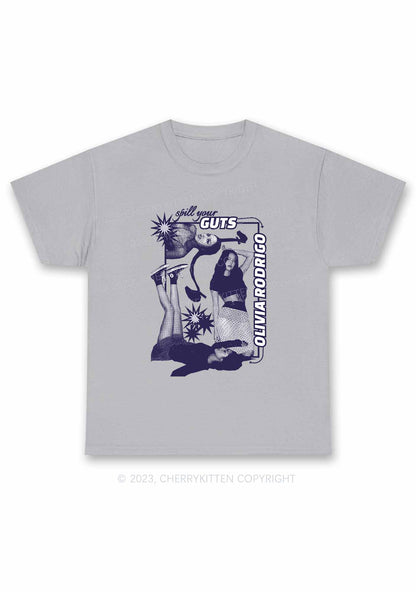 Spill Your Guts Y2K Chunky Shirt Cherrykitten