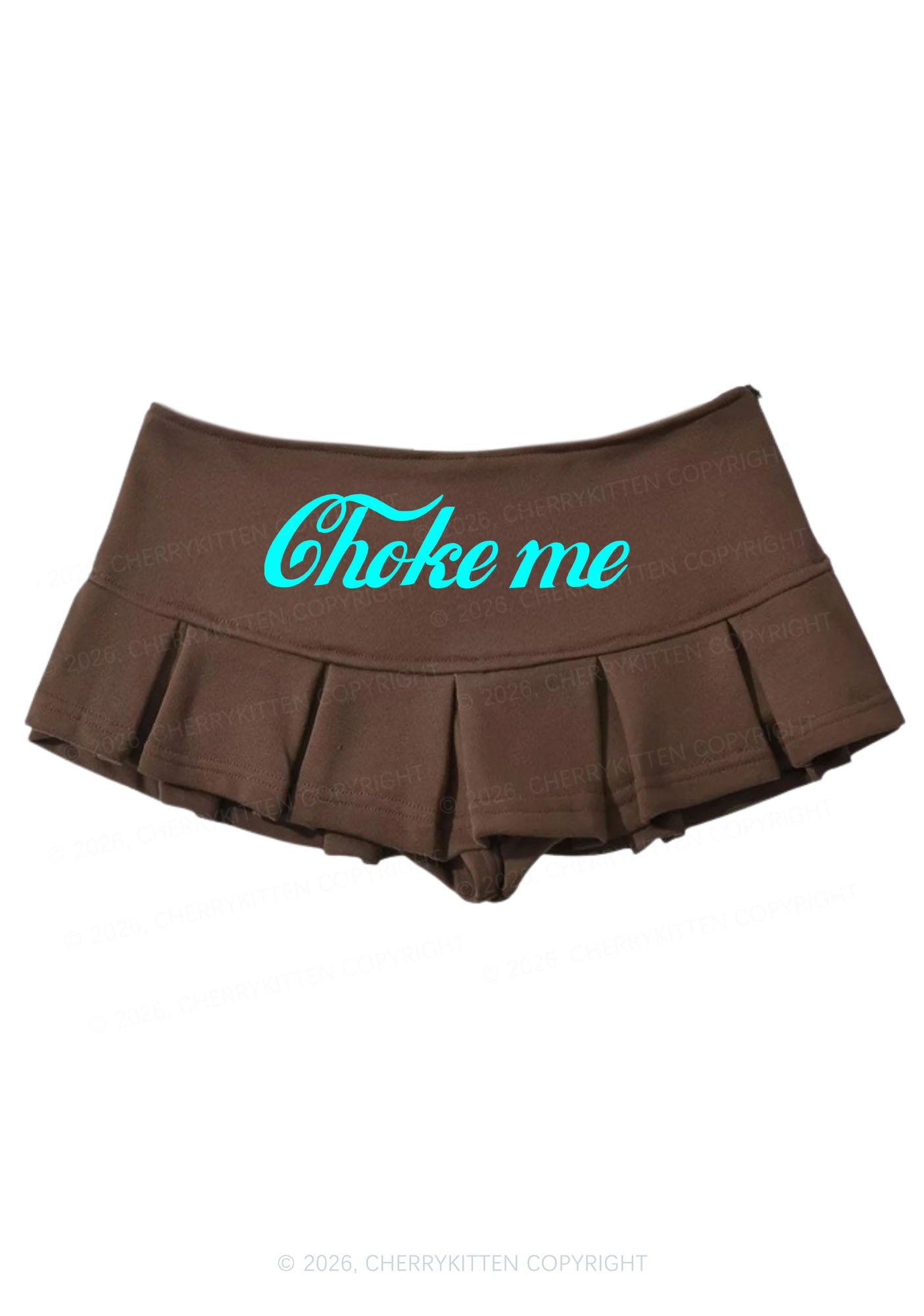 Choke Me Y2K Mini Pleated Skirts Cherrykitten