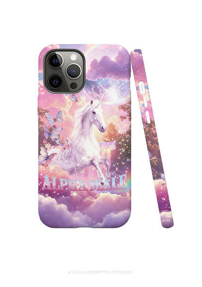 Alpha Male Unicorn Butterfly Y2K Phone Case Cherrykitten