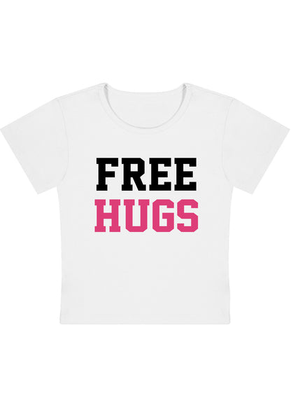 Curvy Free Hugs Baby Tee