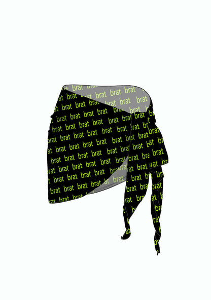 Green Brat Y2K Print Bikini Set Cherrykitten