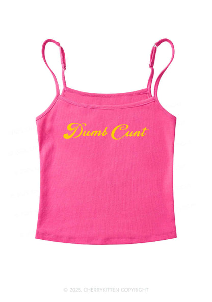 Dumb Cxxt Y2K Spaghetti Strap Cami Cherrykitten