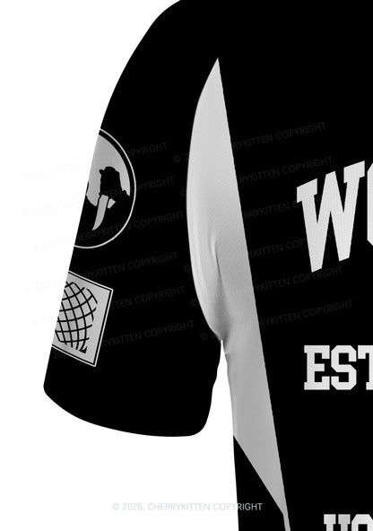 Halloween Custom Black Horror Club Y2K Football Jersey Shirts Cherrykitten