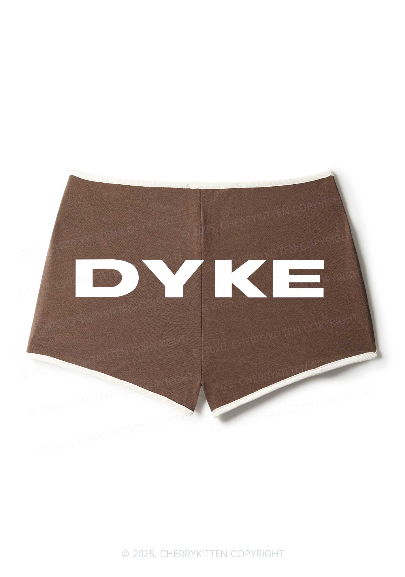 DYKE Pride Y2K Booty Shorts Cherrykitten