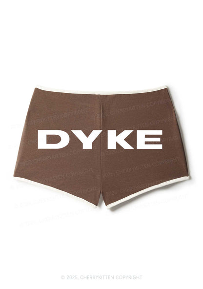 DYKE Pride Y2K Booty Shorts Cherrykitten