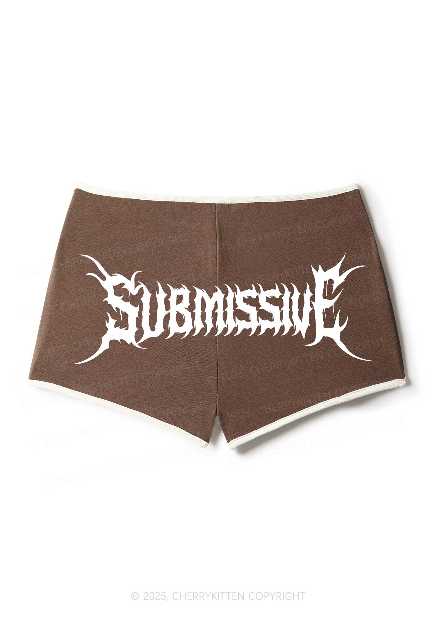 Punk Submissive Y2K Booty Shorts Cherrykitten