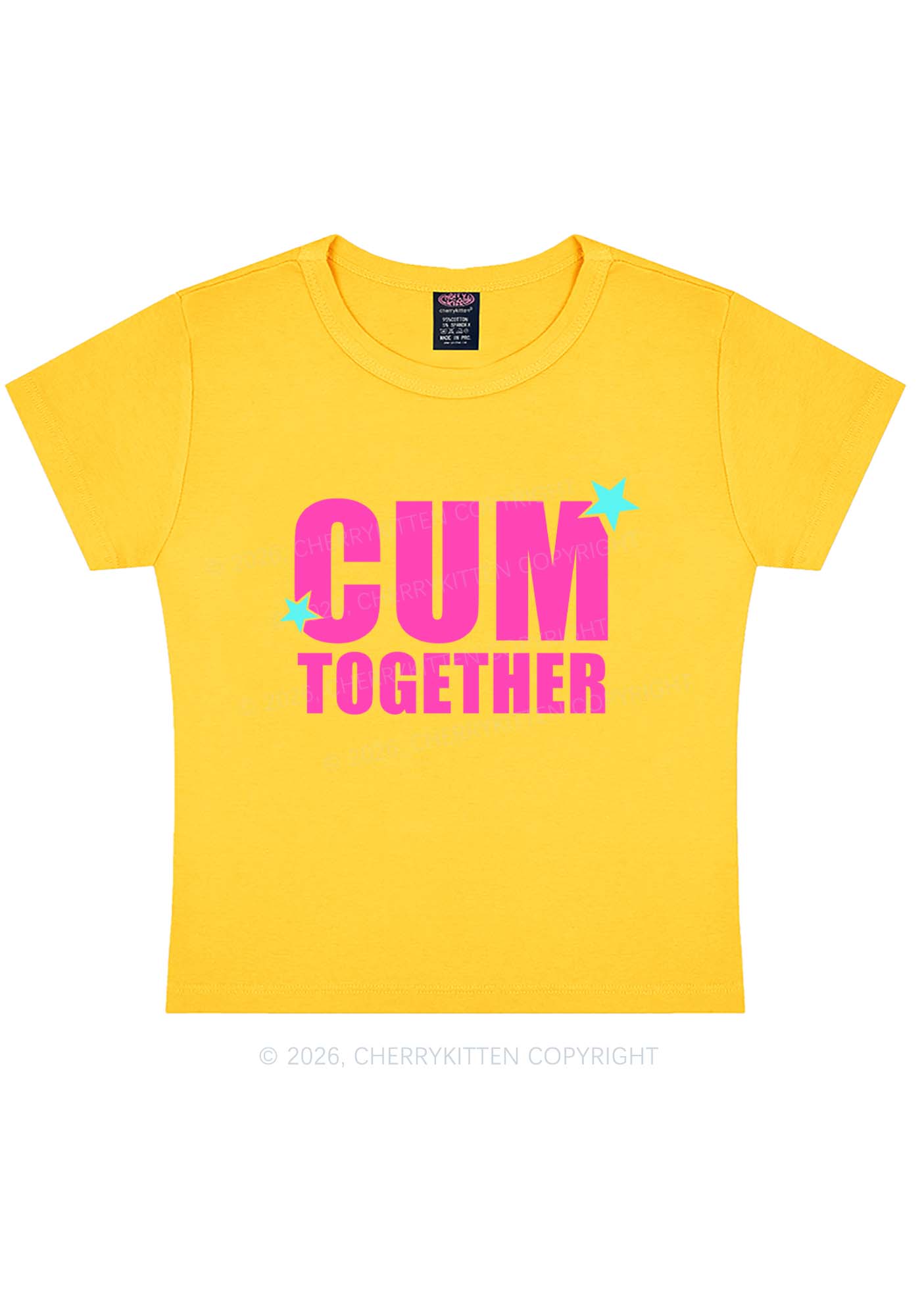 Cxm Together Y2K Baby Tee Cherrykitten