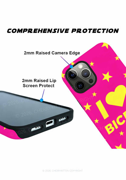 I Love Biceps Star Y2K Phone Case Cherrykitten
