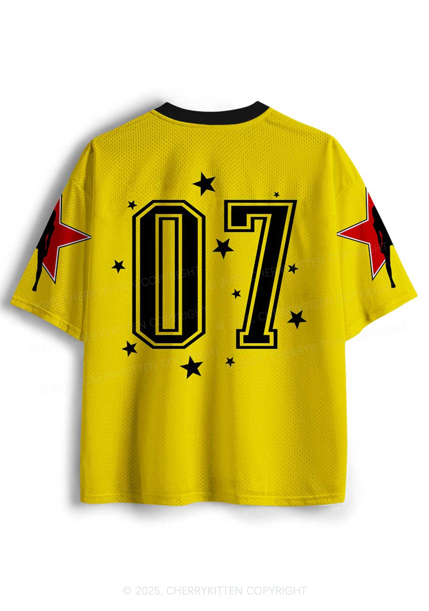 Custom Stargirl Y2K Mesh Jersey Shirts Cherrykitten