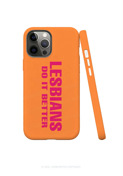 Lesbians Do It Better Pride Y2K Phone Case Cherrykitten