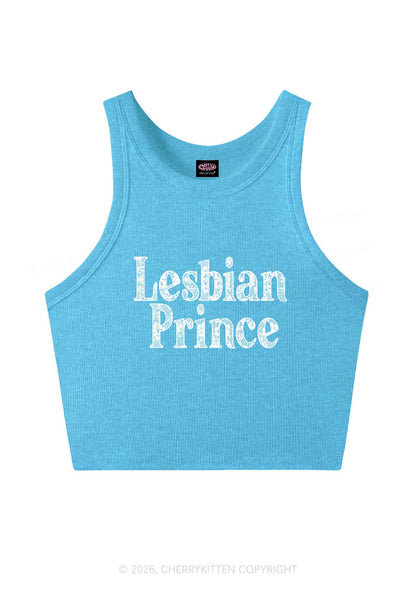 Lesbian Prince Pride Y2K Crop Tank Top Cherrykitten