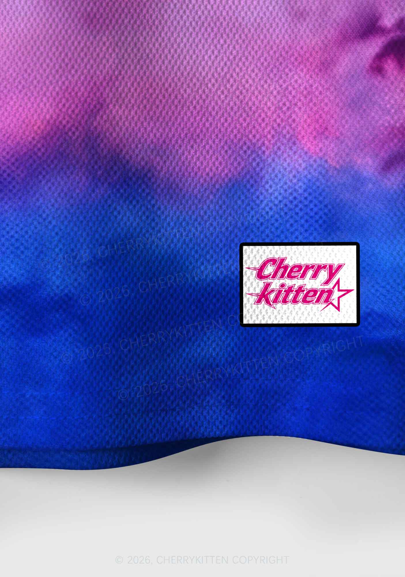 Custom Bisexual Flag Colors Pride Y2K Crop Sport Jersey Shirts Cherrykitten