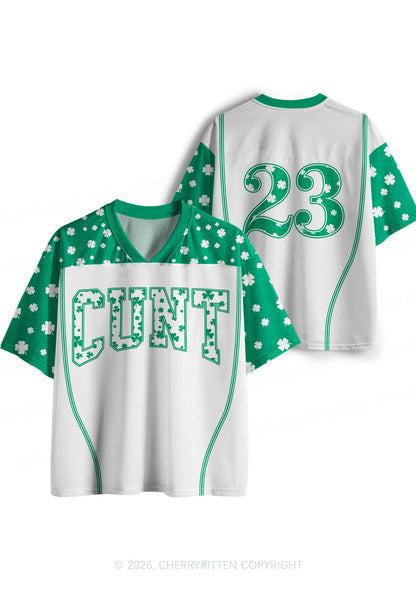 Custom Green Cxxt St Patricks Y2K Sport Jersey Shirts Cherrykitten
