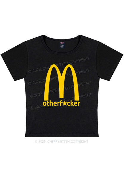 Curvy Big Motherfxcker Y2K Baby Tee Cherrykitten