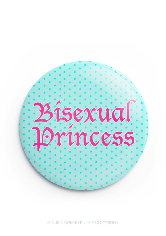 Bisexual Princess Pride 1Pc Y2K Pin Badge Cherrykitten