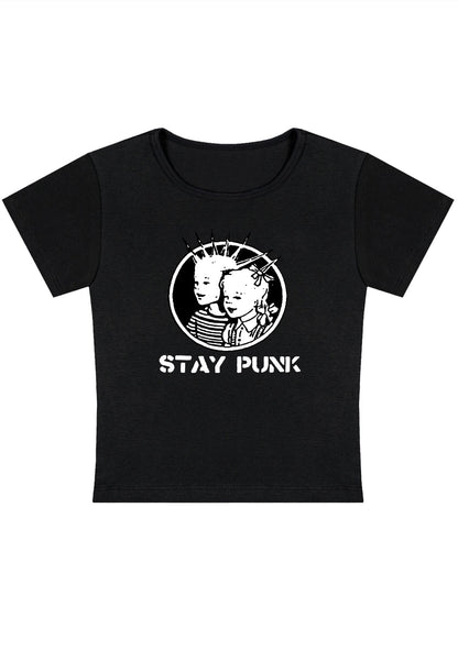 Curvy Kids Stay Punk Baby Tee